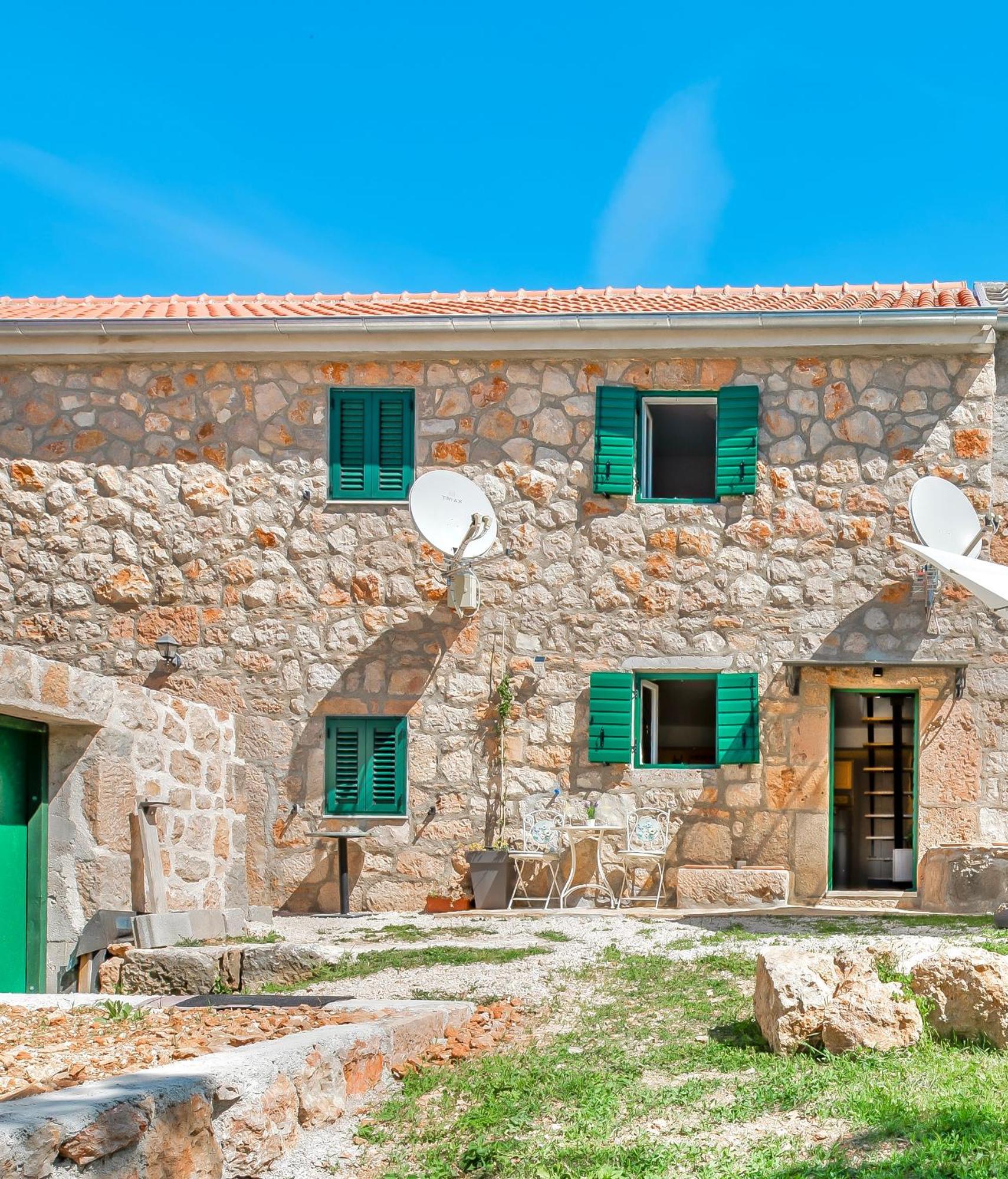Ventus Green - Stone House Near National Park Paklenica And Sea Apartamento Seline Exterior foto
